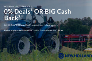 Read more about the article 0% Deals OR BIG Cash Back – Agricultural Tractors