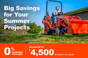 Read more about the article BX Series Tractors – Big Savings for Your Summer Projects – Agricultural Tractors