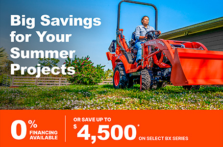 Read more about the article BX Series Tractors – Big Savings for Your Summer Projects – Agricultural Tractors