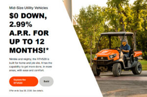 Read more about the article Mid-Size Utility Vehicles – $0 Down, 2.99% A.P.R. for up to 12 Months!* – Utility Vehicles