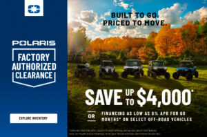 Read more about the article Factory Authorized Clearance Sales Event – Side x Side