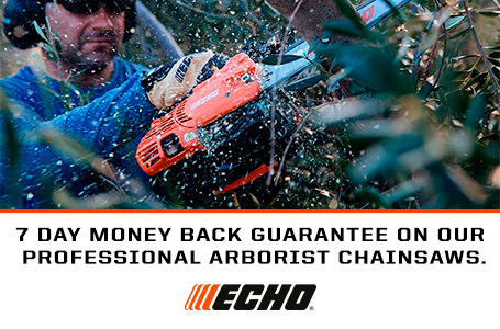 Read more about the article 7 DAY MONEY BACK GUARANTEE ON ECHO ARBORIST CHAINSAWS – Commercial Blowers